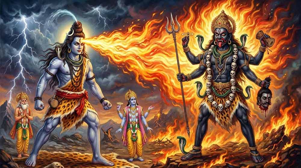 भगवान भैरव की उत्पत्ति कथा: शिव के क्रोध से कैसे हुआ आदि भैरव का जन्म?