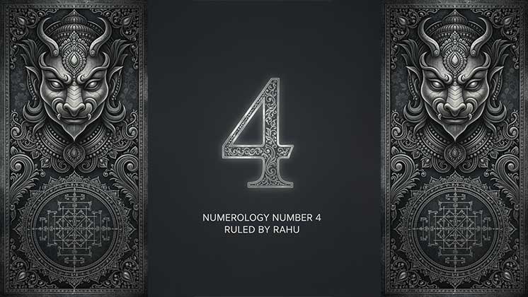 मूलांक 4: राहु का अंक | रहस्य, संघर्ष और सफलता | Numerology Number 4